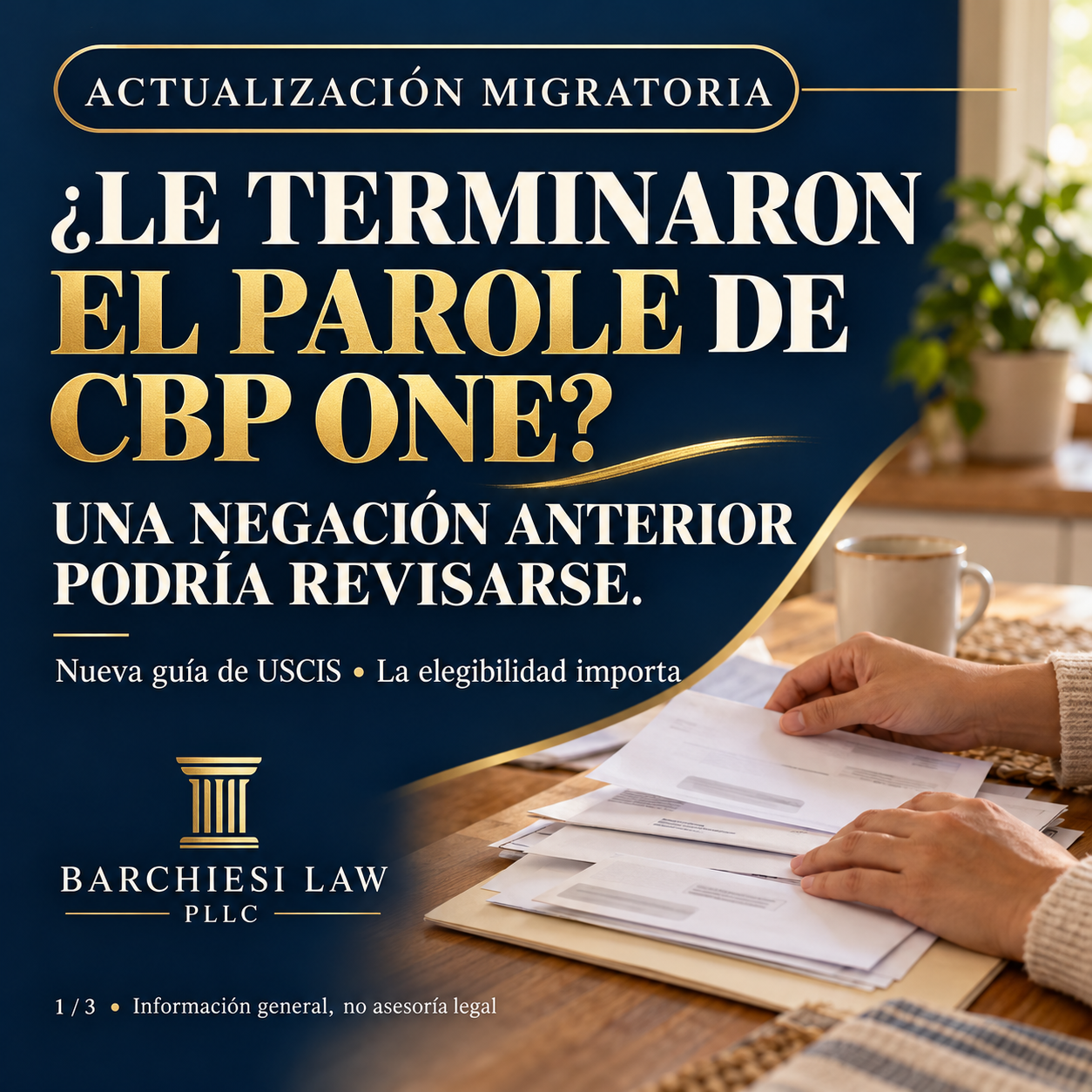 Una negación anterior podría revisarse.