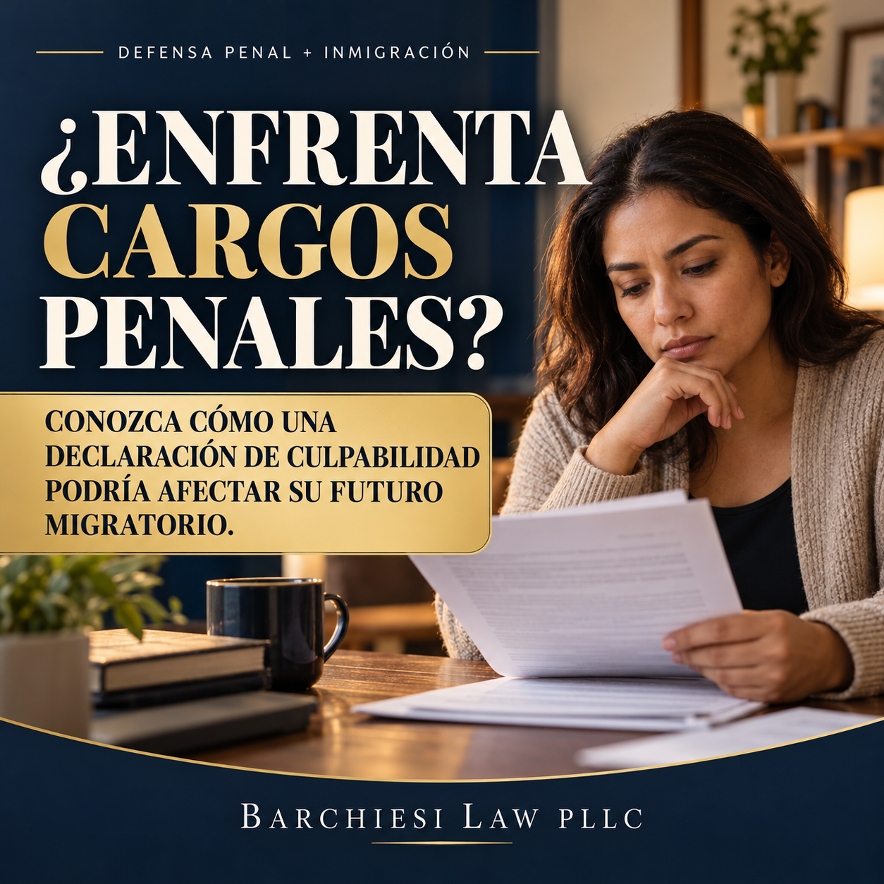 Antes de aceptar un acuerdo, revise el caso penal y las posibles consecuencias migratorias.