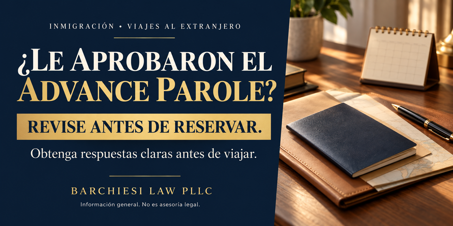 Revise su caso antes de reservar.
